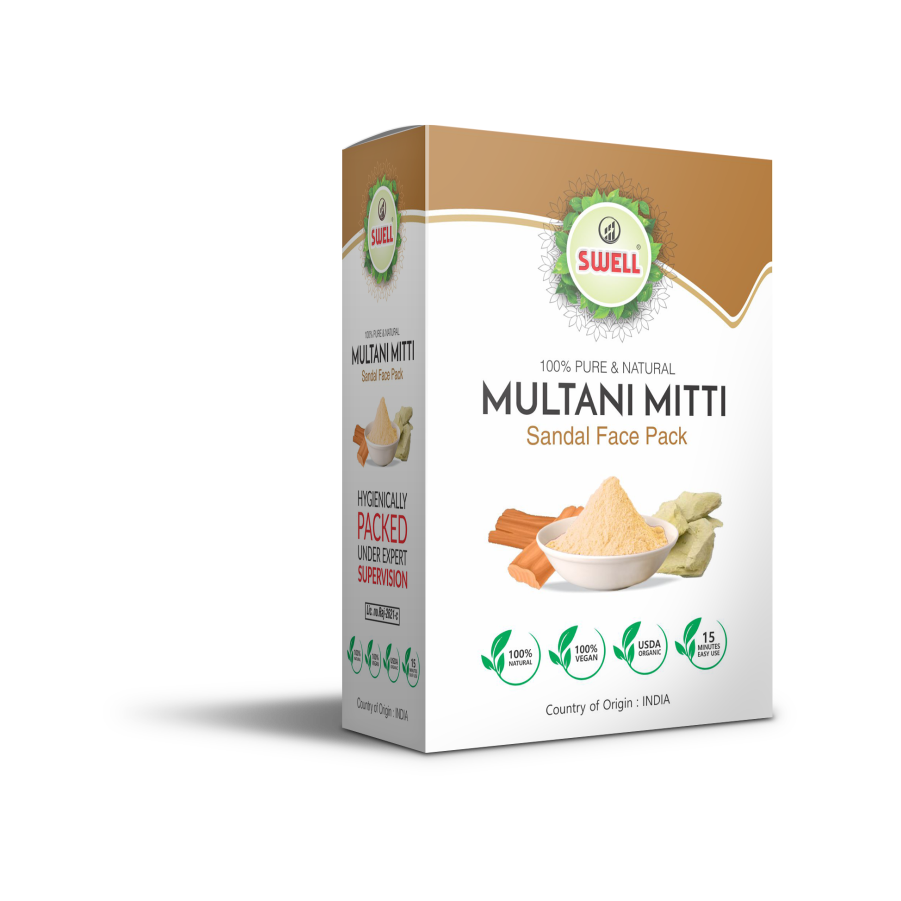Swell Sandal Multani Mitti Face Pack