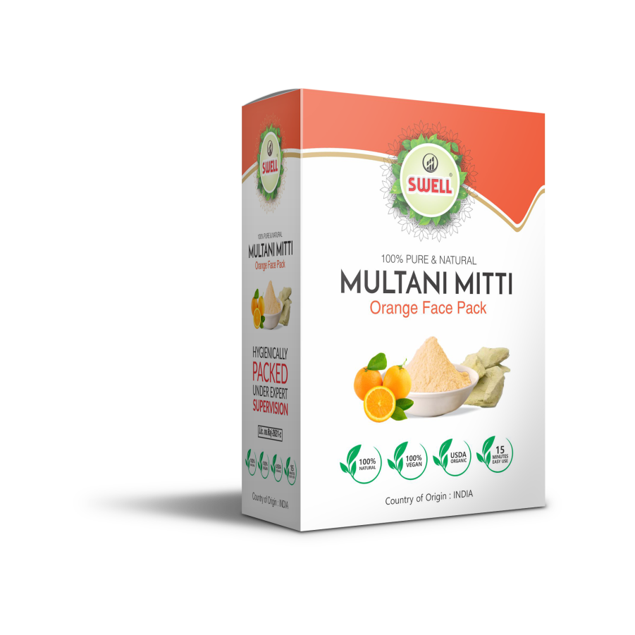 Swell Orange Multani Mitti Face Pack